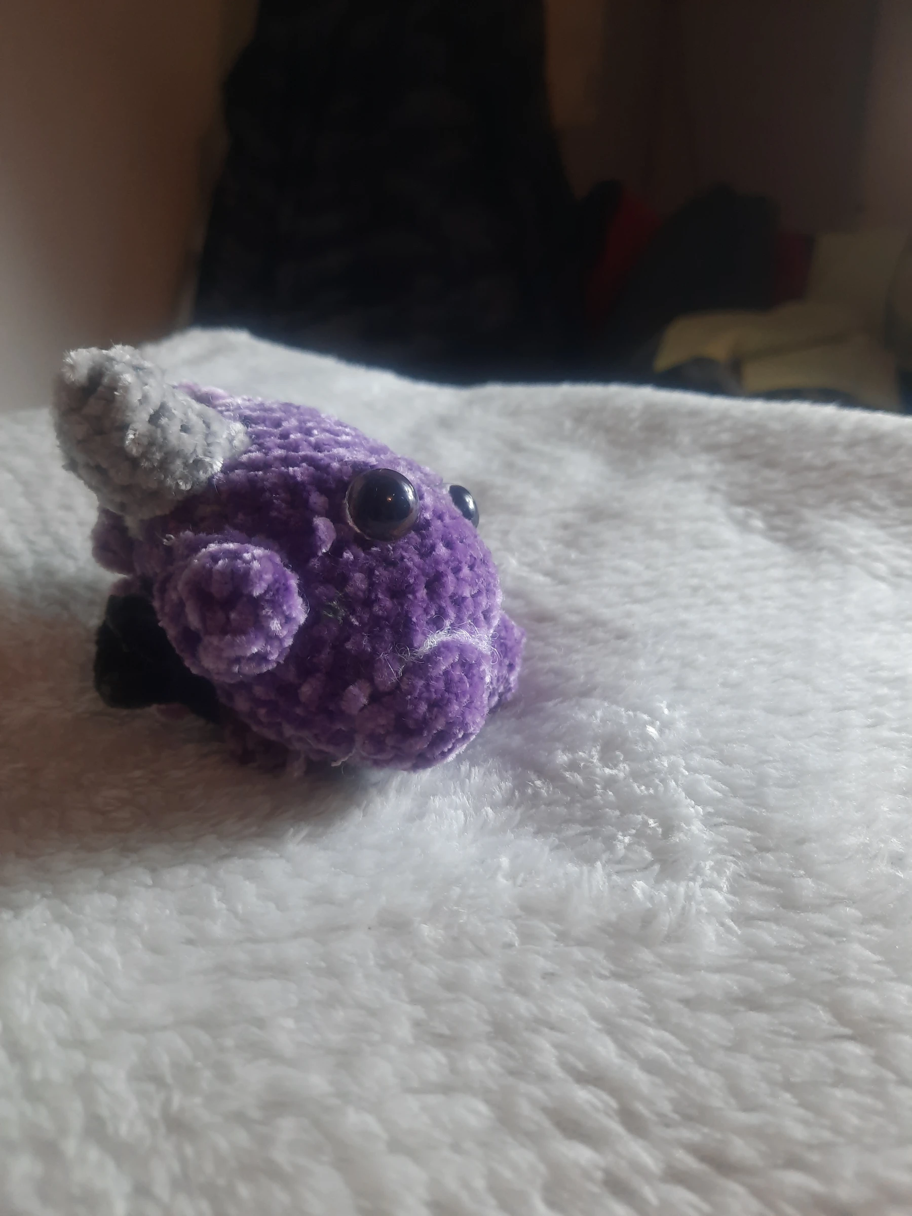 Dragón Amatista 🐉💜 – Peluche artesanal de ganchillo hecho a mano – photo 3